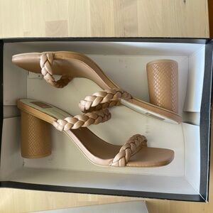 NWT Nairi Woven Block Heels